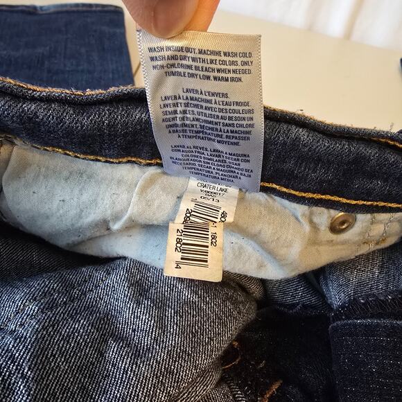 Old Navy The Sweet Heart Jeans Women's 18 Blue Dark Wash Bootcut - Picture 6 of 16